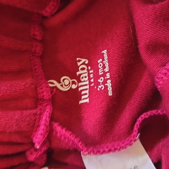 Lullaby Lane - 2-Piece Set with Floral Onesie & Paper Bag Waist Pants - Picture 5 of 7